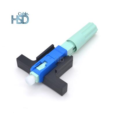 China New SC/UPC FTTH Optical Pipe Fast Quick Connector FTTH Apply Networks Field Assembled Fiber Optic HFBR SCPC Fiber Optic Connector for sale