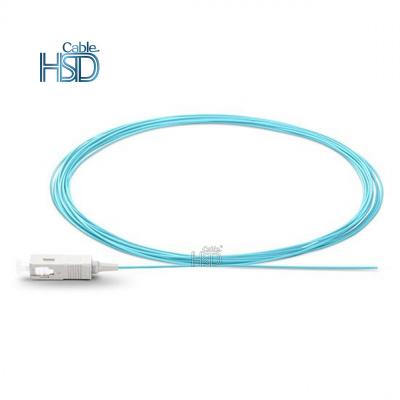 China LSZH SC UPC APC Fiber Optic Pigtail Patchcord Multilmode OM3 Simplex for sale