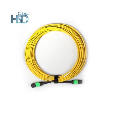 China LSZH Factory Best Price Singlemode High Quality MPO 3 5 10 Meter Fiber Patch Singlemode Internet Tie Cable Trunk Color Code Price for sale