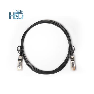 China Hot Popular Passive Optical Fiber Cable OFNP Stp To Stp PVC Passive Fiber Optic DAC Cable 10G 25G 30G 40G 100G for sale