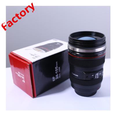 China Best Unique Souvenir Custom Printed 24-105 Logo Camera Lens Coffee Mug Viable Cheap Sale Promotional Price For Sale for sale