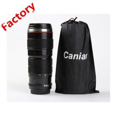 China Factory Wholesale Caniam 70-200 Stainless Steel Camera Lens Water Viable Sale Drink Bottle for sale