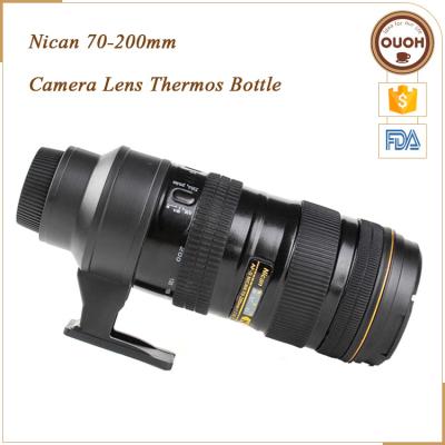 China Creative Viable Wholesale Camera Lens BPA Free Water Bottle for sale