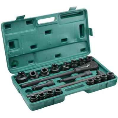 China Easy Carry Hand Tools Socket Wrench Set Impact Resistant Socket Set For Sale for sale