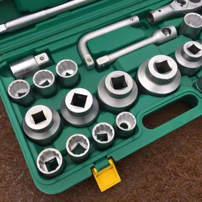 China Easy Carry 26 Pcs Box Open End Wrench Car Tools Car Drive 3/4 Bit Heavy Duty Torx Socket Set For Auto Car Repair Tools for sale