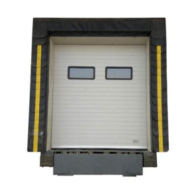 China Rolling Formed Galvanized Steel Dock Seals And Shelters With Yellow Stripe for sale