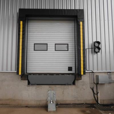 China High Efficiency High Resilient Loading Dock Seals Galvanzied Steel Frame for sale