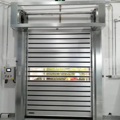 China Da porta automática exterior do rolo do sistema de controlo S180 porta de alumínio durável à venda