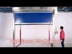 304 stainless steel / aluminum exterior high speed shutter door 8000mm*8000mm