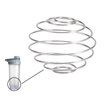 China Spring Spiral Ball Stainless Steel Wire Mixing Shaker Ball Beater for Shaker Cup Bottle Mixer for sale