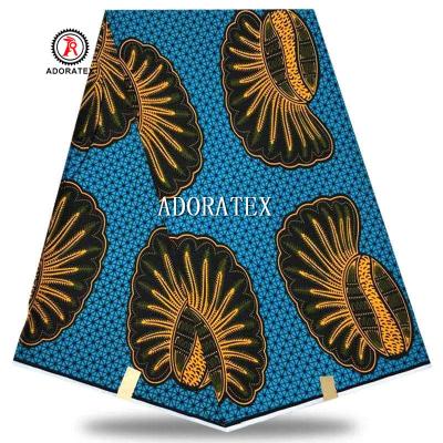 China Antistatic Wholesale African Ankara Wax Print Fabric Java Wax Print Fabric for sale