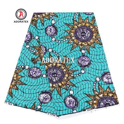 China Custom Wholesale Apparel South Africa 100% Wax Cotton Print Fabric Anti-Static for sale