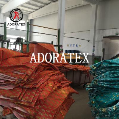 China Factory Directly Polyester Wax Printing Cheapest African Dress Anti-Static Apparel Material Designs Wax Fabric for sale