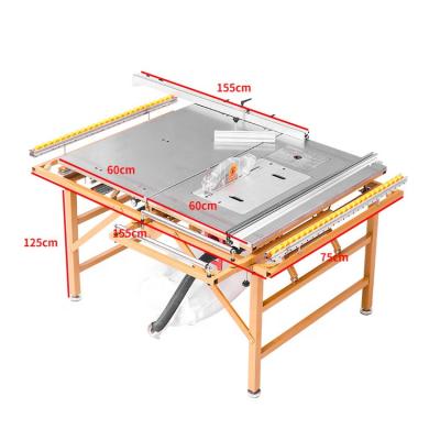 China Building Material Stores Household DIY Wood Saw Automatic Table Wood Cutting Table Saw Wood Cutting Band Saw Machine for sale