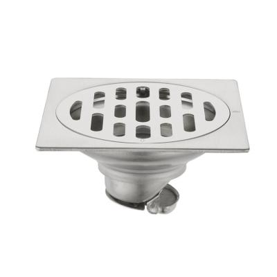 China Modern Factory OEM&ODM SS Floor Drain Core Brass Brass Shower Concealed Smell Proof Stainless Steel Square Floor Drain for sale