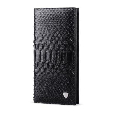 China Leather 16905 Designer Stylish Genuine Python Skin Leather Wallet for sale