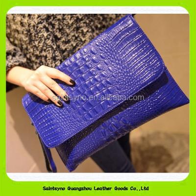 China Leather made in china magazine clutch purse for ladies 15379 for sale