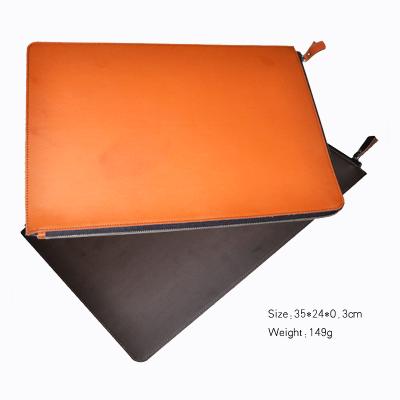 China French 15-034 New Design Waterproof Computer Leather Cover Handbag For Macbook 12 Case Sleeve Laptop for sale