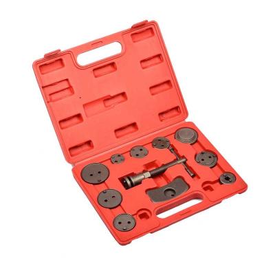 China 11PCS Universal Disc Brake Piston Gauge Compressor Rewind Vehicle Tool Kit Wind Heavy Duty Back Kit For Most Cars for sale