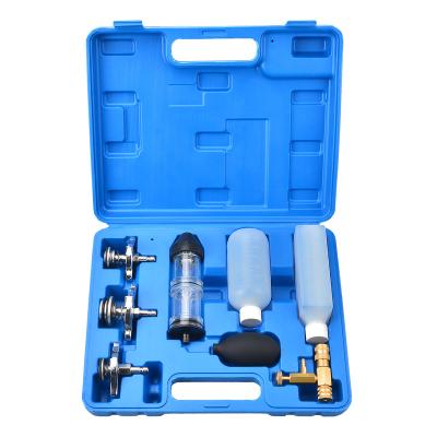 China Universal Cylinder Gasket Leak Detector Cooling System CO2 Testing Kit with 3 Adapters for sale