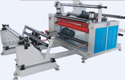 China Leather And Cloth Film Slitting Machine PE / Paper Roll Slitting Machine for sale