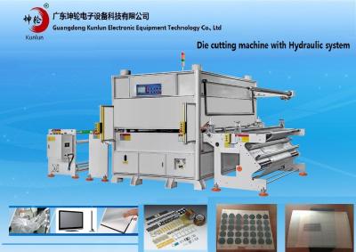 China Auto Feeding Laminate Hydraulic Paper Die Cutter Machine For Foam , Protective Film for sale