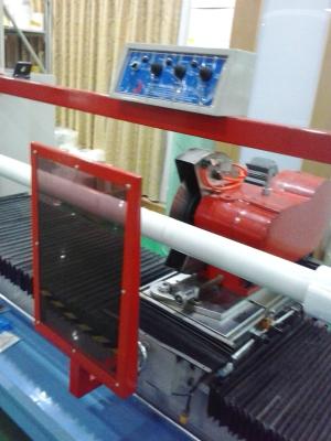 China CNC Half Broken / Full Broken Rotary Slitting Machine For Tempered Glass AB Glue for sale