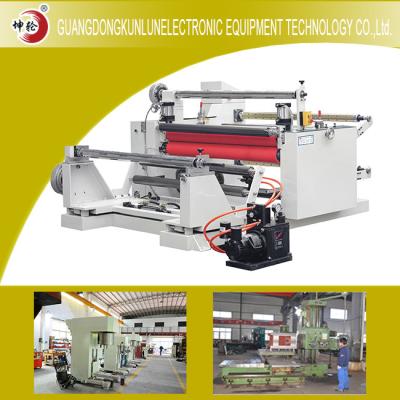 China 2350 * 2000 * 1550 High Speed Slitting Rewinding Machine For Adhesive Label for sale