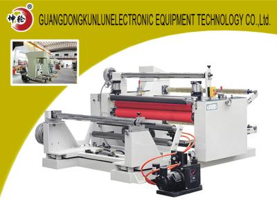 China Electromagnetic Controlled Film Slitting Machine POS Paper Roll Slitting Machinery for sale