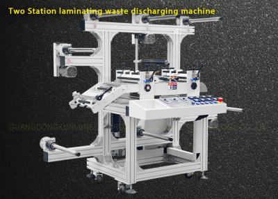 China Two Station Film Laminating Automatic Lamination Machine Flatbed Die Cutting Machine for sale