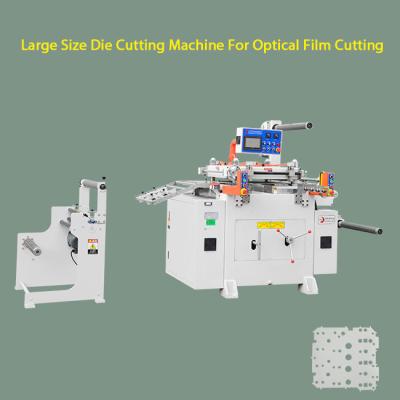 China Auto Feeding Laminate Flatbed Die Cutter Equipment With Paper Slicer , Conveyor Belt for sale