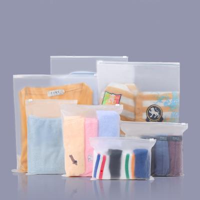 China Recyclable resealable poly plastic bag with logo printing custompvc packaging bags with ziplock for custom t-shirt bikini packaging for sale