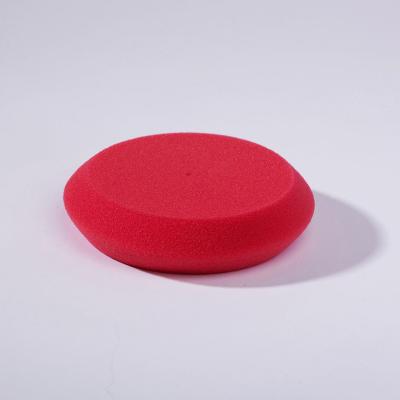 China Car Body Wholesale Price UFO Imported Auto Waxing Sponge 5 Pcs Kit UFO Hand Use Red Car Wax Dressing Pads Polishing Pads for sale