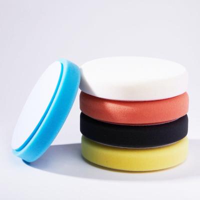 China Car Body Polishing Round Edge 5pcs Set Waxing Wholesale 5inch 6inch Foam Imported Auto Car Body Polish Protective Sponge Pad Care for sale