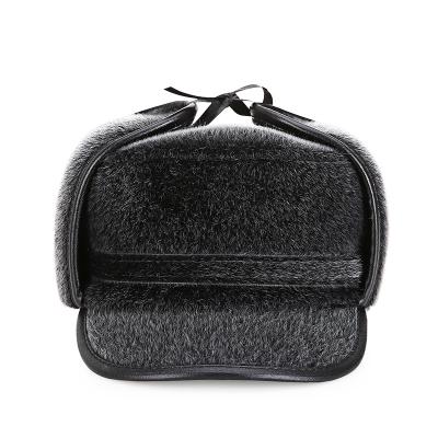 China COMMON luxury classic fur hat winter warm hat men's imitation mink hat autumn and winter for sale