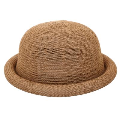 China Japan high quality summer grass and Korean style hot selling comfortable breathable yarn and South Korea small ball cap for sale