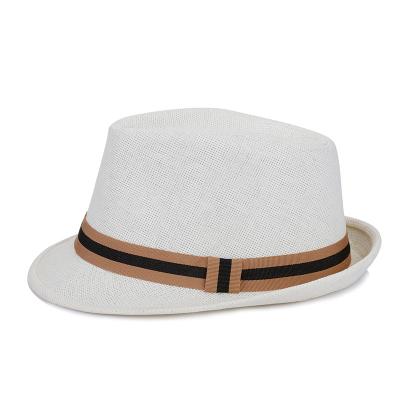 China European and American Handwoven Papyrus Campanile Campanile Summer Style Comfortable Breathable British Men's Top Hat for sale