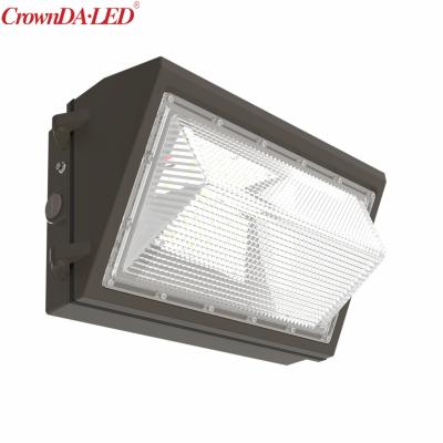 China Eco-friendly HPS 250w super bright light 80watt equivalent outdoor led wall light 60 watt photocell LED wall pack for sale