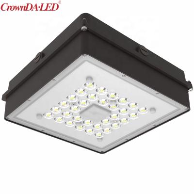 China Wholesale CROWNDA Gas Station IP65 Waterproof 100Watts Outdoor Ceiling Tent Gas Station Recess LED Canopy Light for sale