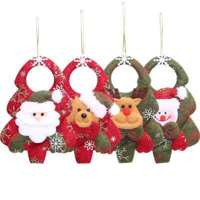 China Free Shipping Chirstmas Decor Christmas Decorations New Non-woven Hanging Three-Dimensional Christmas Tree Decorations for sale