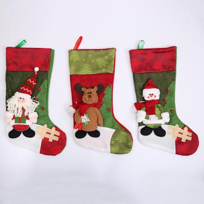 China Gift / Toy Large Customized Wholesale Bulk Animal Christmas Stocking , Lovely Christmas Socks for sale