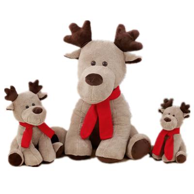 China Gift & toy & Decoration Customized Christmas Plush Toys Soft Christmas Plush Reindeer Christmas Moose for sale