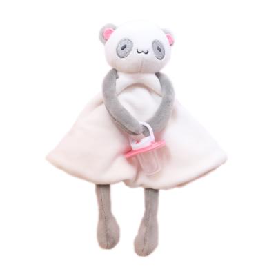 China Free Shipping Wholesale Eco-friendly Baby Soft Animal Toy Plush Baby Comforter Stuffed Comforter For Baby for sale