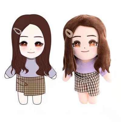 China High Quality Personalized Cartoon Toy OEM ODM Custom Doll Soft Plush Doll Manufacturer Stuffed Toy Plush Doll for sale