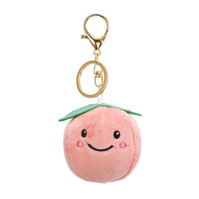 China Airplane Plush Baby Fruit Pineapple Banana Plush Key Chain Key Chain for sale