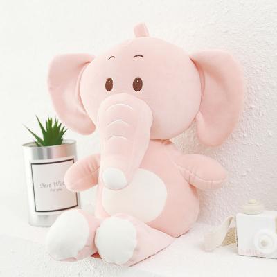 China Wholesale Plush Stuffed Big Soft Toy Pink Big Ear Elephant /Plush Ears Stuffed Animals Dolls For Kids for sale