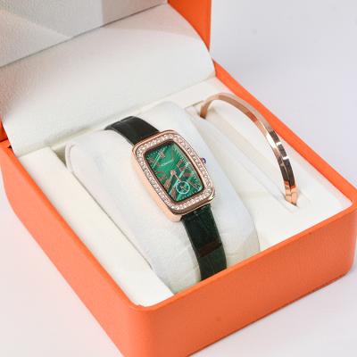 China KONXIDO KN006 water resistant jewelry box set band china miyota quartz leather water resistant watch wholesale custom logo for lady for sale