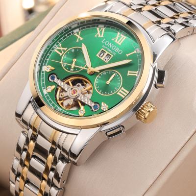 China Water Resistant LONGBO 83206 Logo Automatic Steel Watches Imported Watch Men To Watch Automatic Luxury Custom Logo for sale