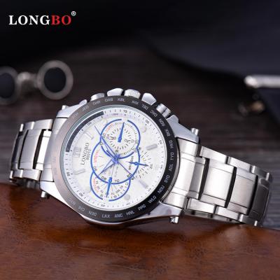 China LONGBO 80010 Water Resistant Men Sport Quartz Watch Waterproof Stainless Steel Watch With Private Label for sale