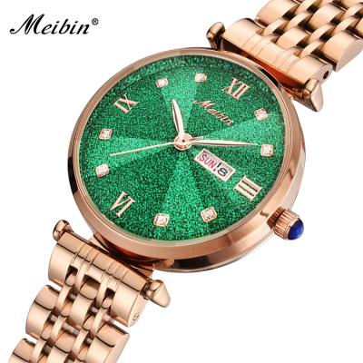 China MEIBIN 1640watches Water Resistant For Starry Sky Watches Branded Handmade Sparkle Luxury Antique Waterproof For Women Ladies 20200 Glass Alloy 3BAR for sale